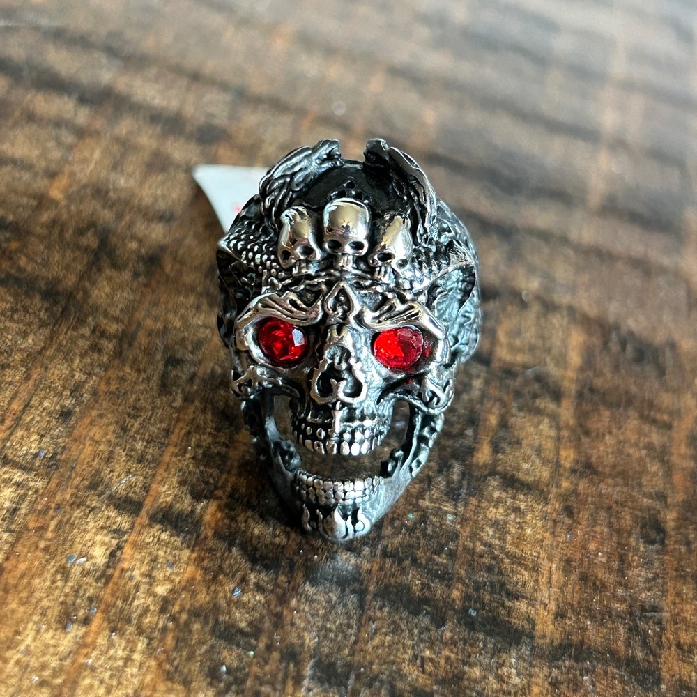 Men's Skull Ring Size 9